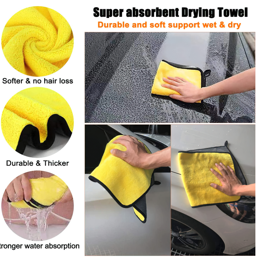 14530 ชุดเซ็ตอุปกรณ์ทำความสะอาดล้างรถยนต์ สุดคุ้ม 14 ชิ้น (แปรงพู่กัน+แปรงขัด+ผ้าเช็ดรถ+ฟองน้ำ)