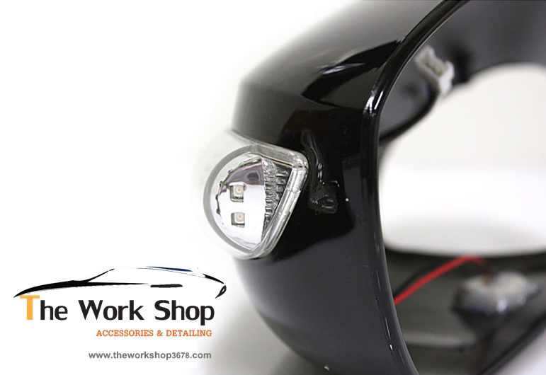 LED Side Mirror Cover Type B : White for Kyron - กระจกมองข้างสีขาว พร้อมไฟ LED แบบ B