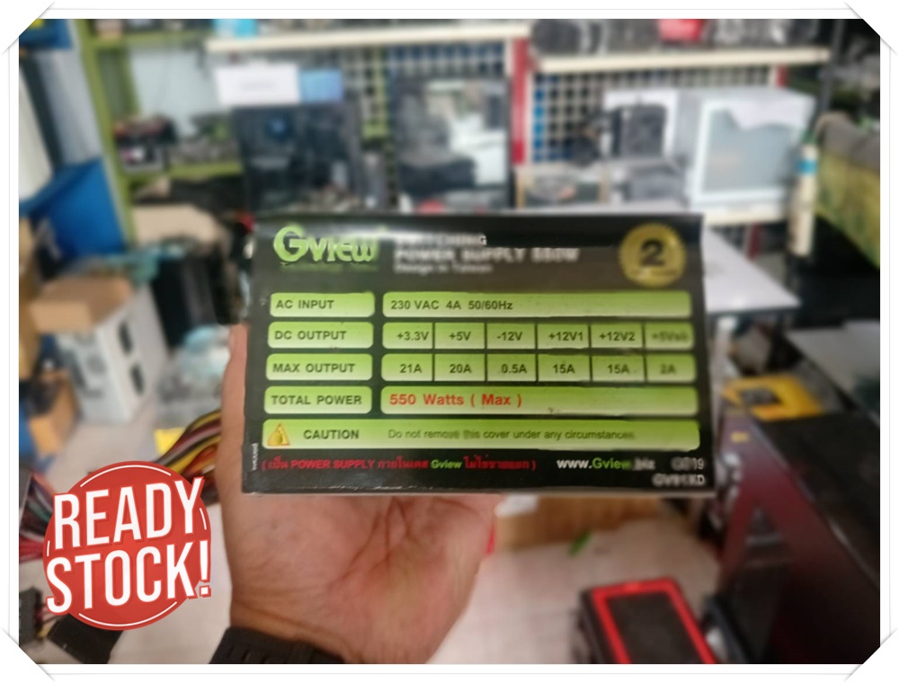 (* มือ2 ) PSU mini FOR ITX GVIEW 550W