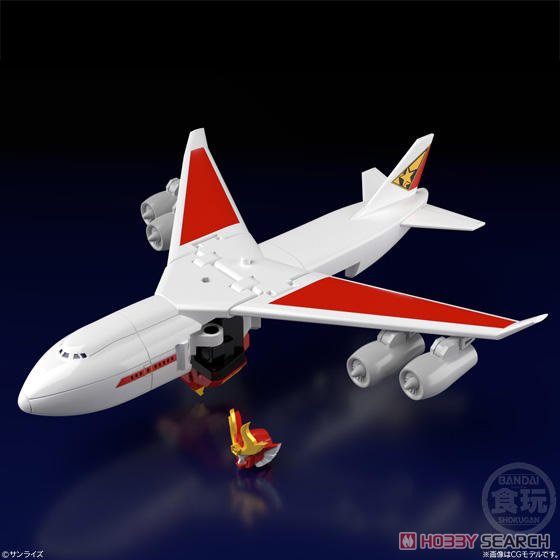 Super Mini Pla Brave Command Dagwon (Set of 3) (Shokugan)