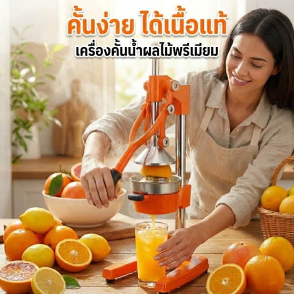 17443 เครื่องคั้นน้ำผลไม้ แบบมือโยก WM-1158