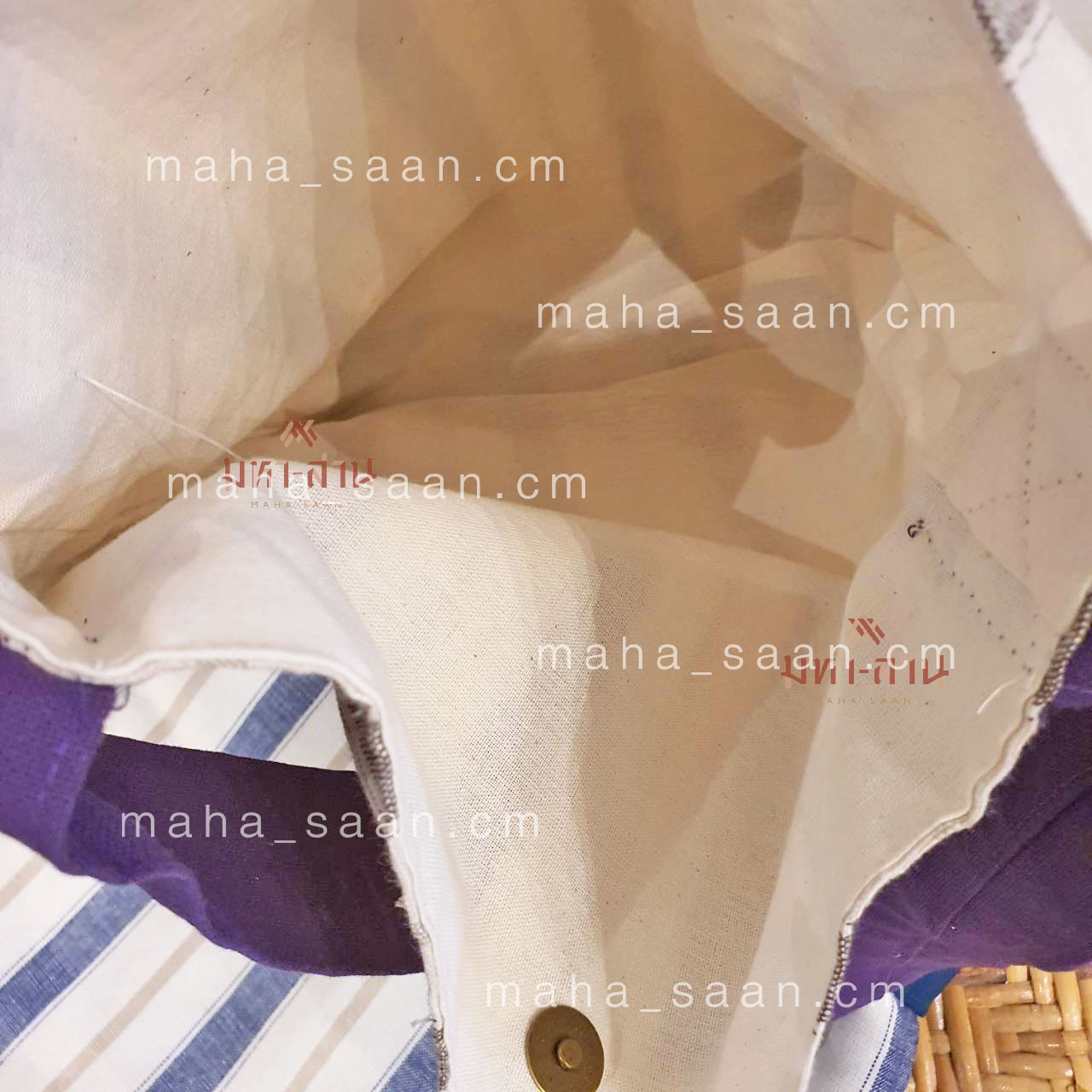 กระเป๋าผ้า สะพายไหล่ จุของได้เยอะ คละแบบ 🥐