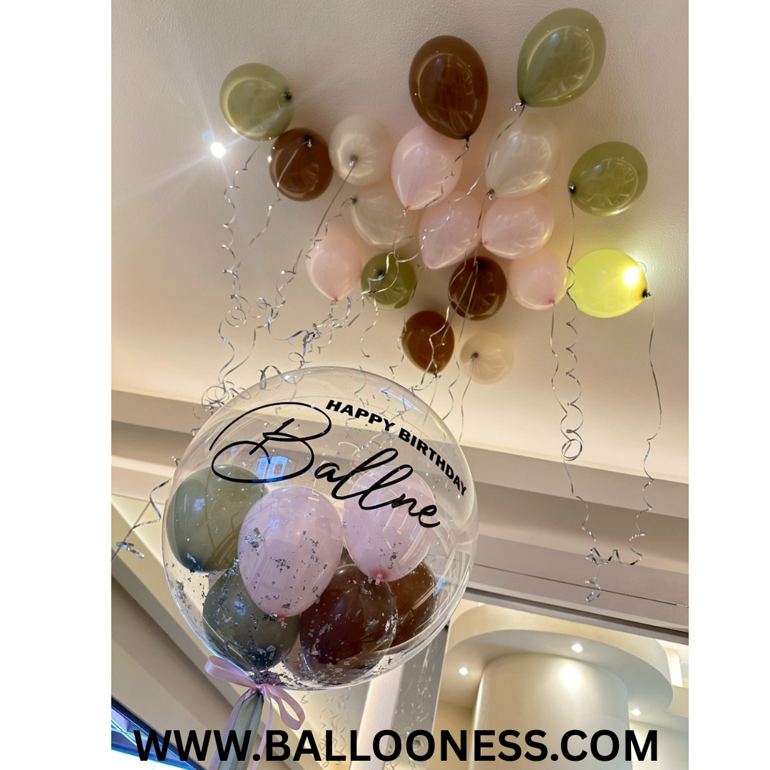 เซทลูกโป่งวันเกิด ขนาด24นิ้ว 1ใบ + ลูกโป่งขนาด12นิ้ว ปล่อยลอย 15ใบ