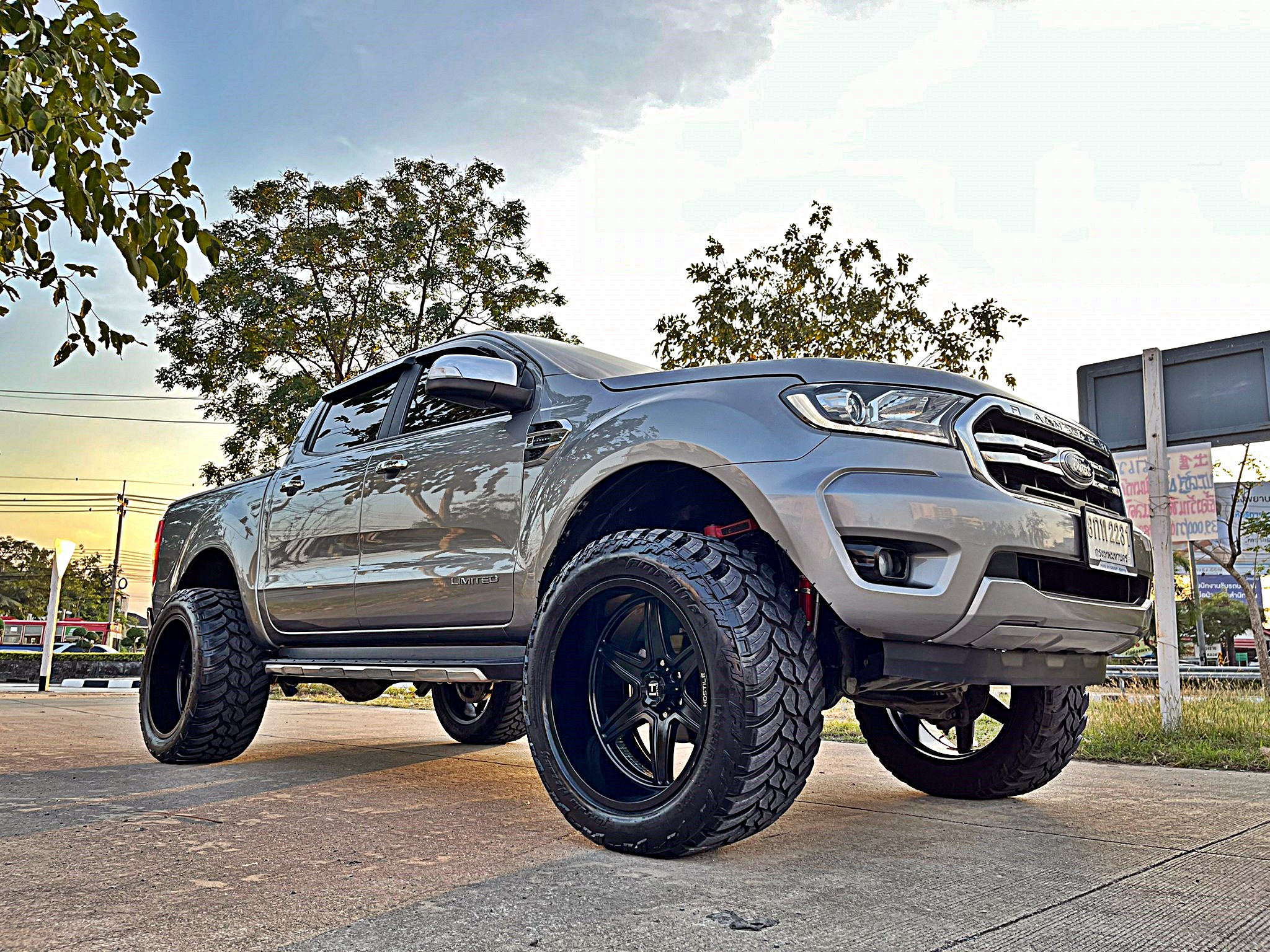 FORD RANGER ล้อ HOSTILE H117 ขอบ22 ที่ STEP9
