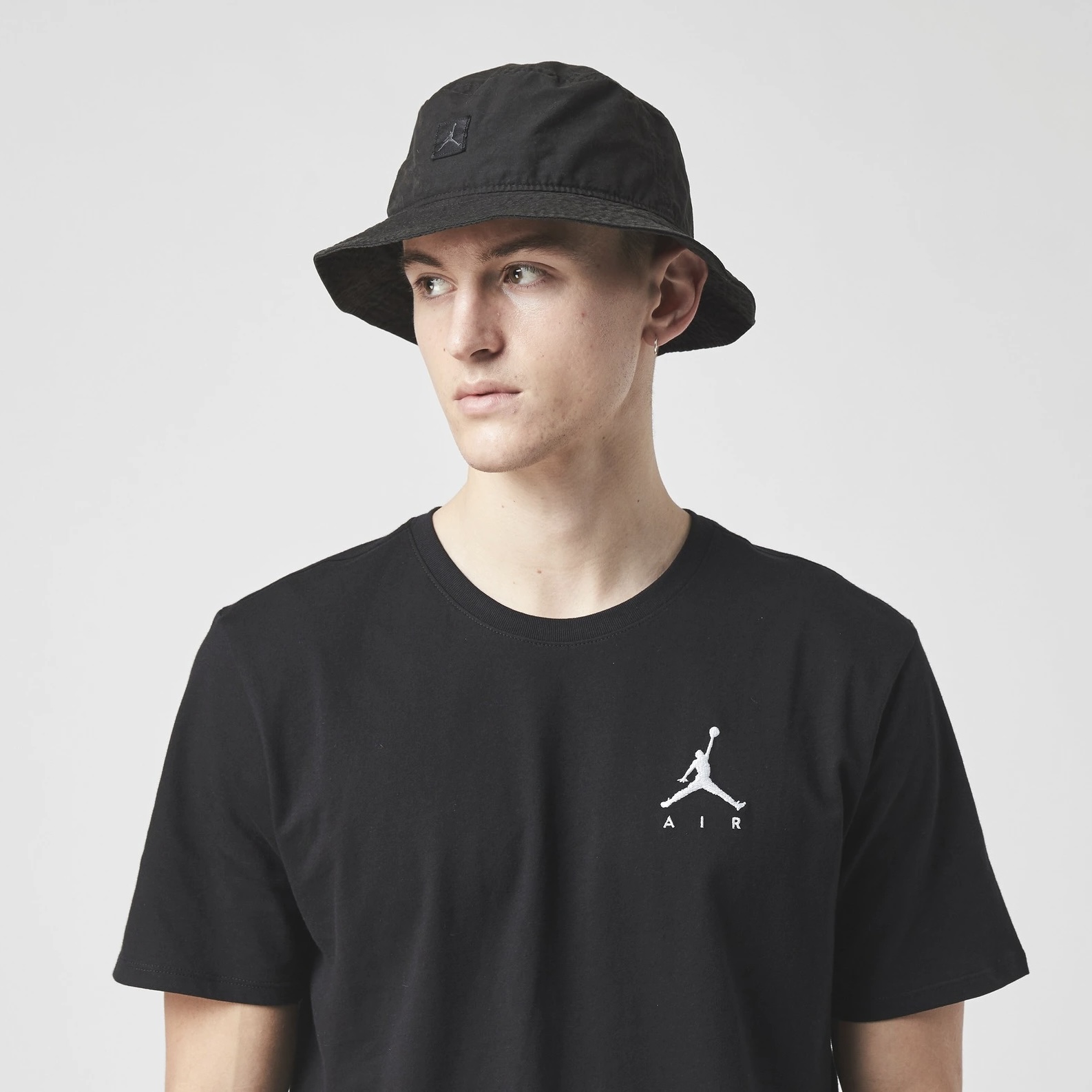 หมวกปีกรอบ Nike Jordan JumpMan Washed Bucket Hat ‘BLACK’ (M)
