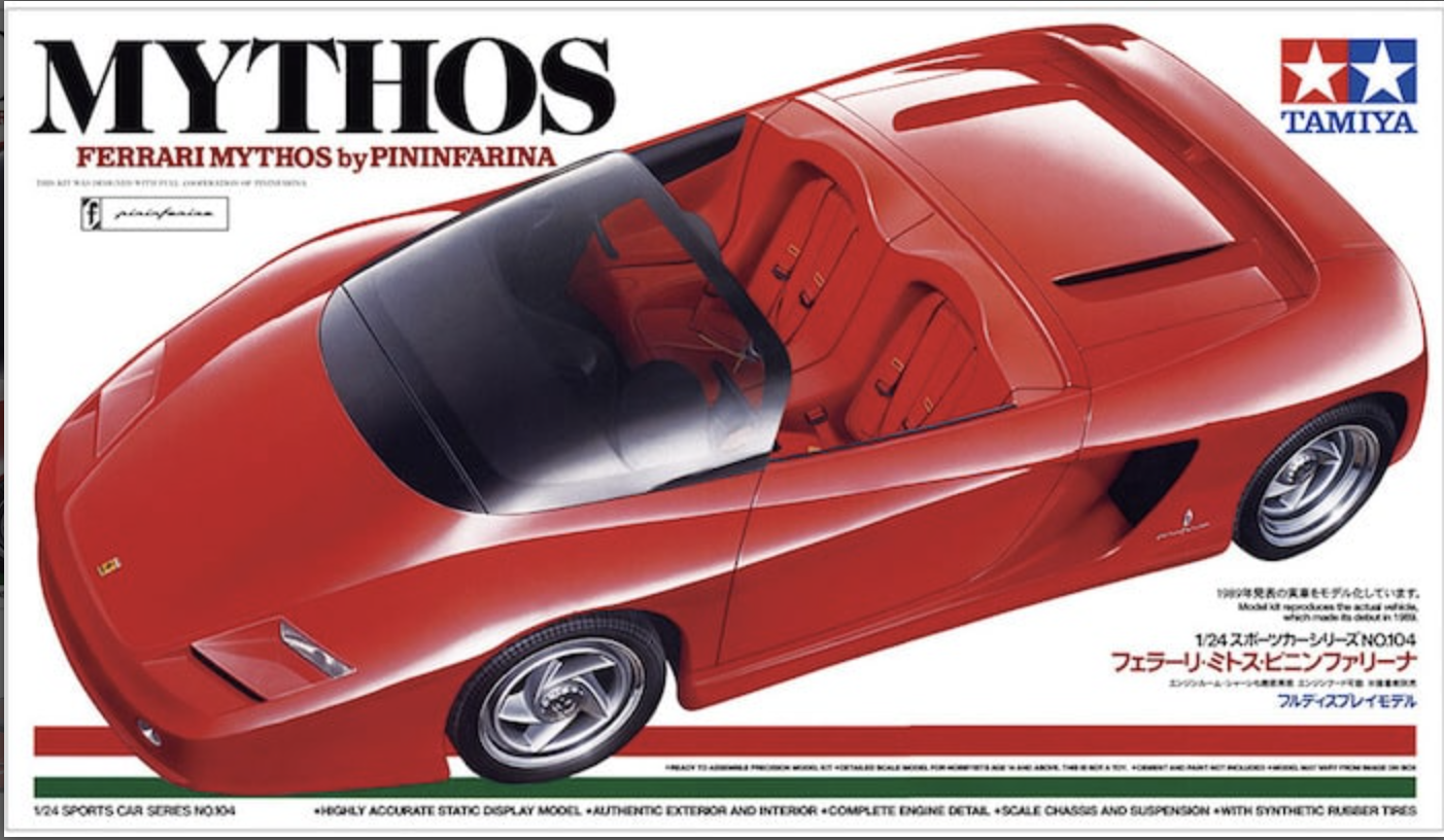 1/24 Tamiya Ferrari Mythos Pininfarina