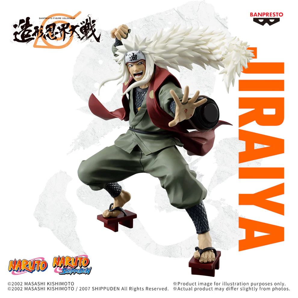 NARUTO SHIPPUDEN BANPRESTO FIGURE COLOSSEUM JIRAIYA