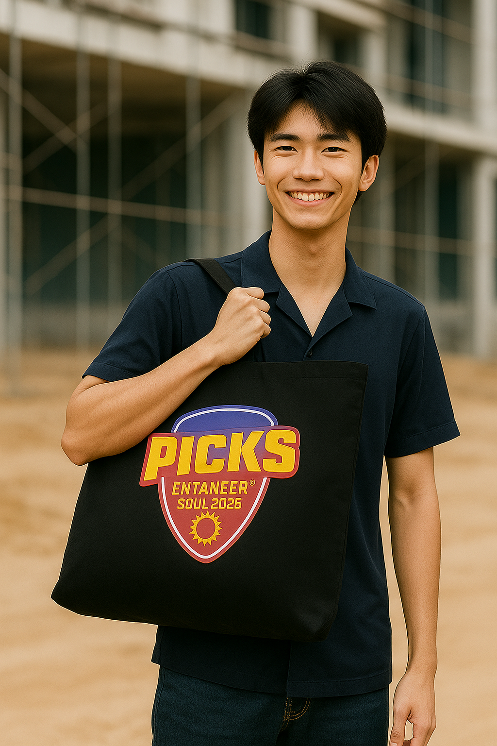 🛍️กระเป๋า Tote สกรีน logo