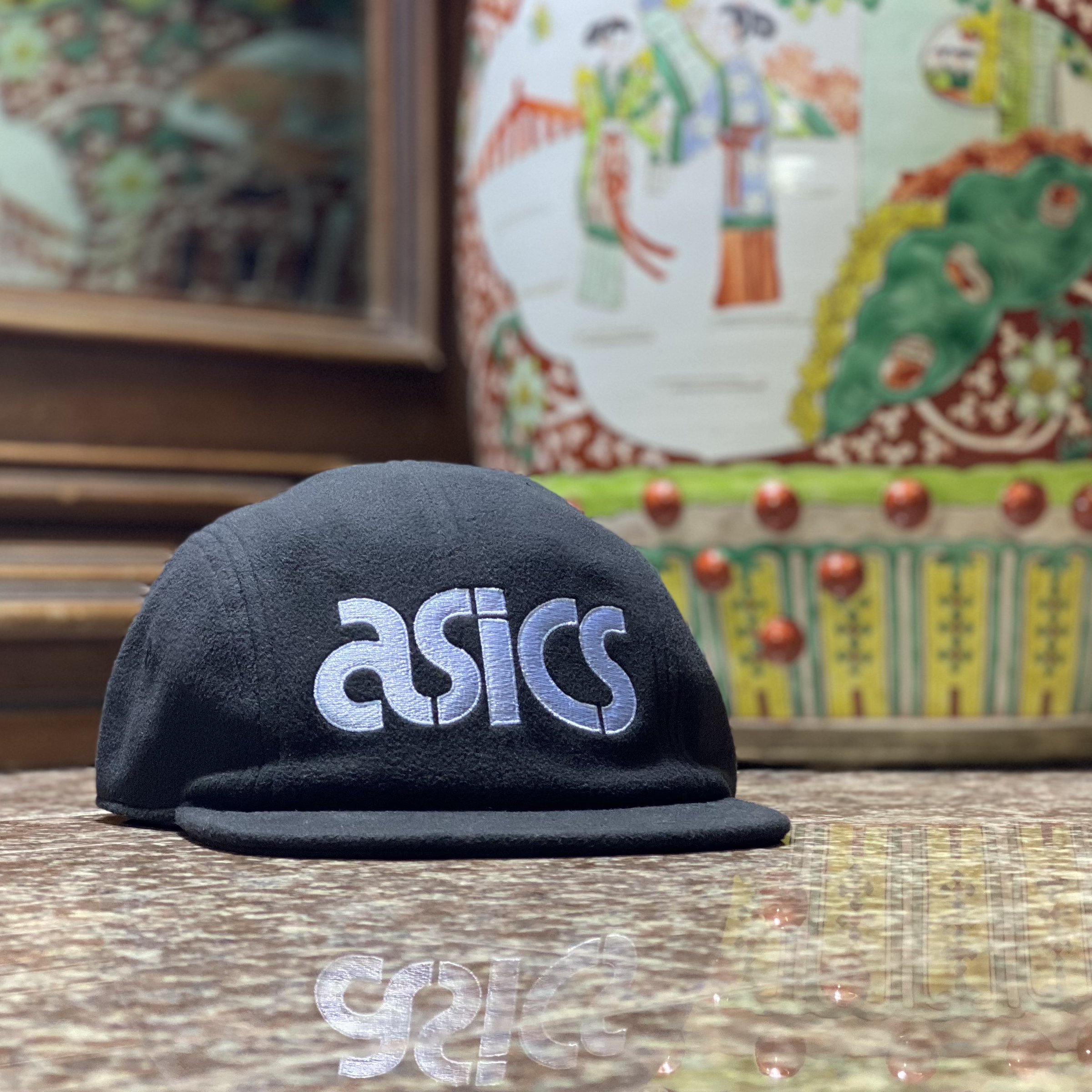หมวก ASICS TIGER 4-Panel Fleece Cap ‘BLACK’