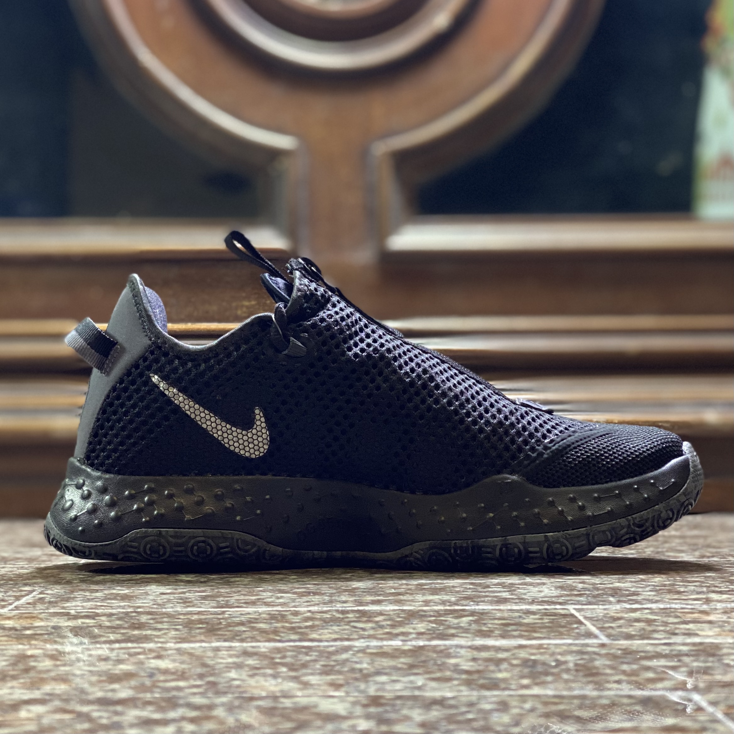 รองเท้าบาส Nike PG IV ‘All Black’ (M8.5US)