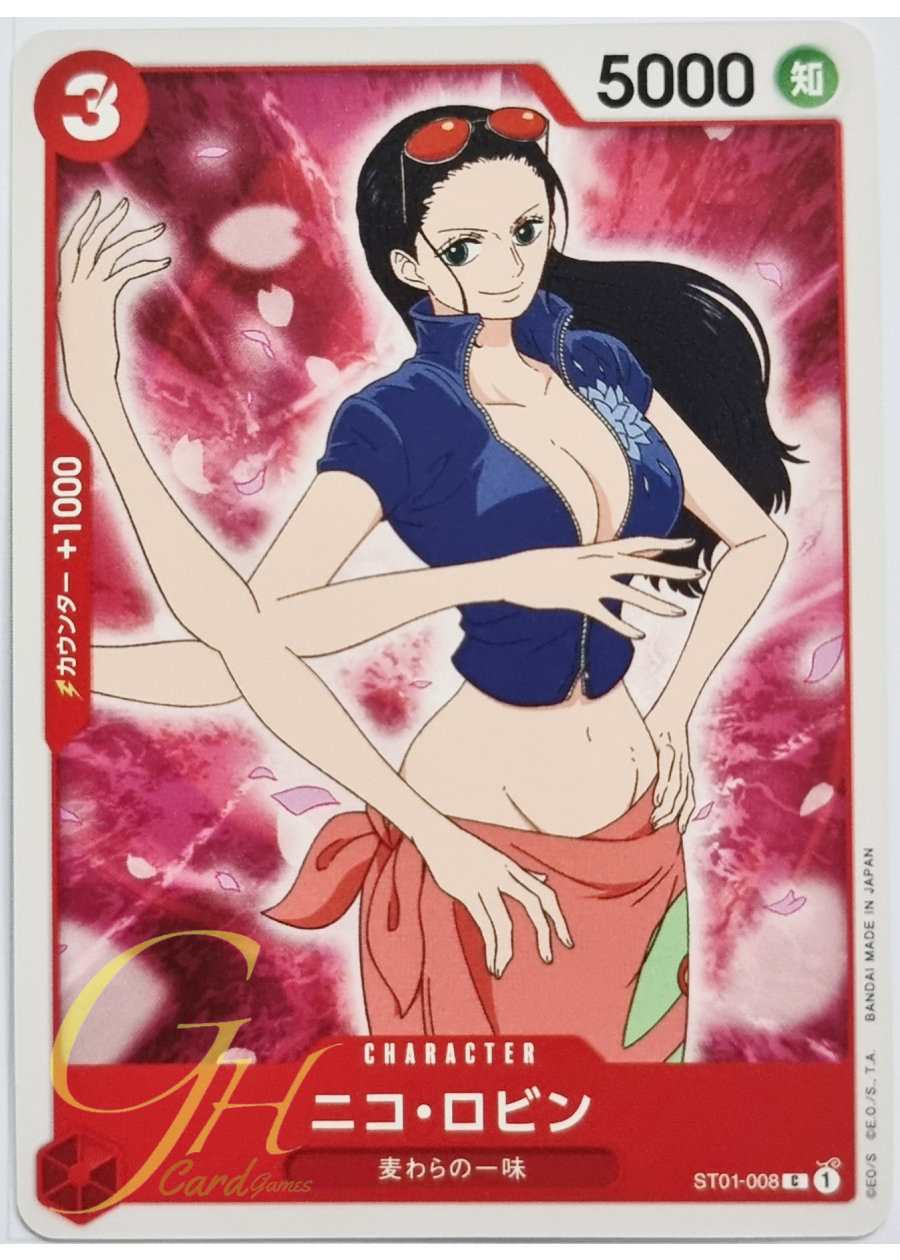 One Piece Card Game [ST01-008] Nico Robin (Common)
