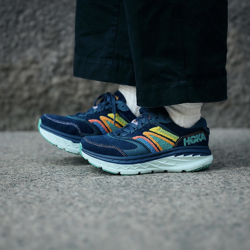 รองเท้า HOKA Bondi L Suede Embroidery ‘EXCLUSIVE’ #มือ2 (M8US)