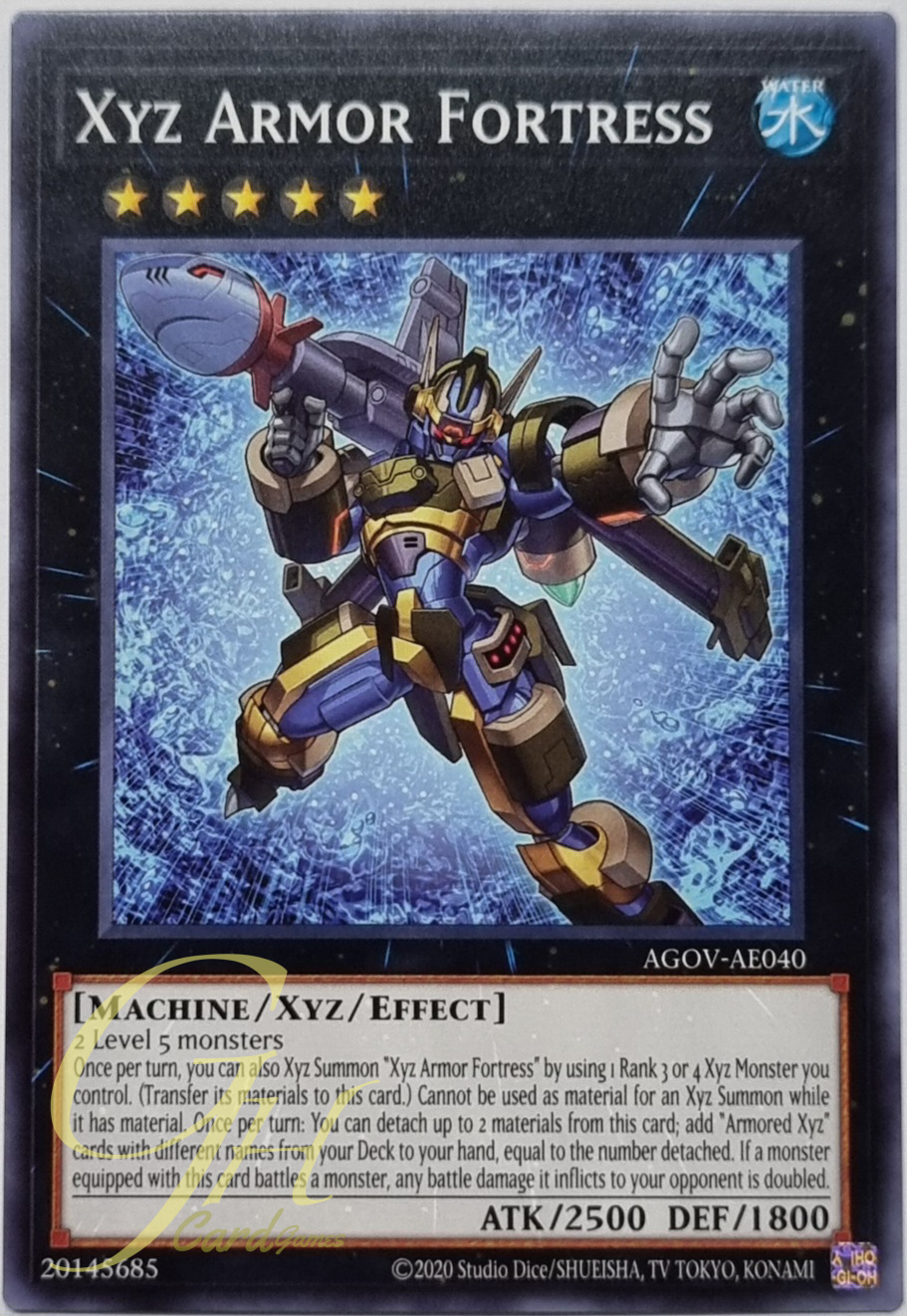 Yugioh [AGOV-AE040] Xyz Armor Fortress (Common)