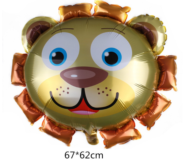 ฟอยสัตว์หัวสิงโต / Foil Lion head Size 67*62 Cm