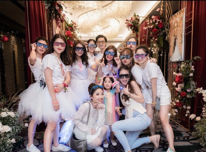 กระโปรงเจ้าสาวสั้นสุ่มTUTU กระโปรงBride to be / Hen night สีขาว