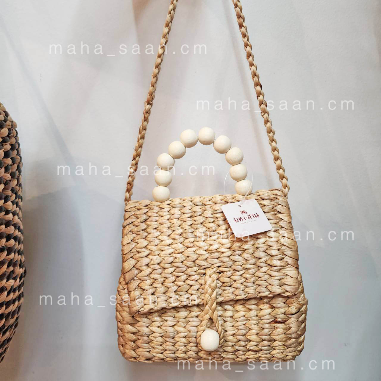 กระเป๋าสานผักตบชวา ฝาพับ สะพาย แฮนด์เมด เด็กและผู้ใหญ่💌