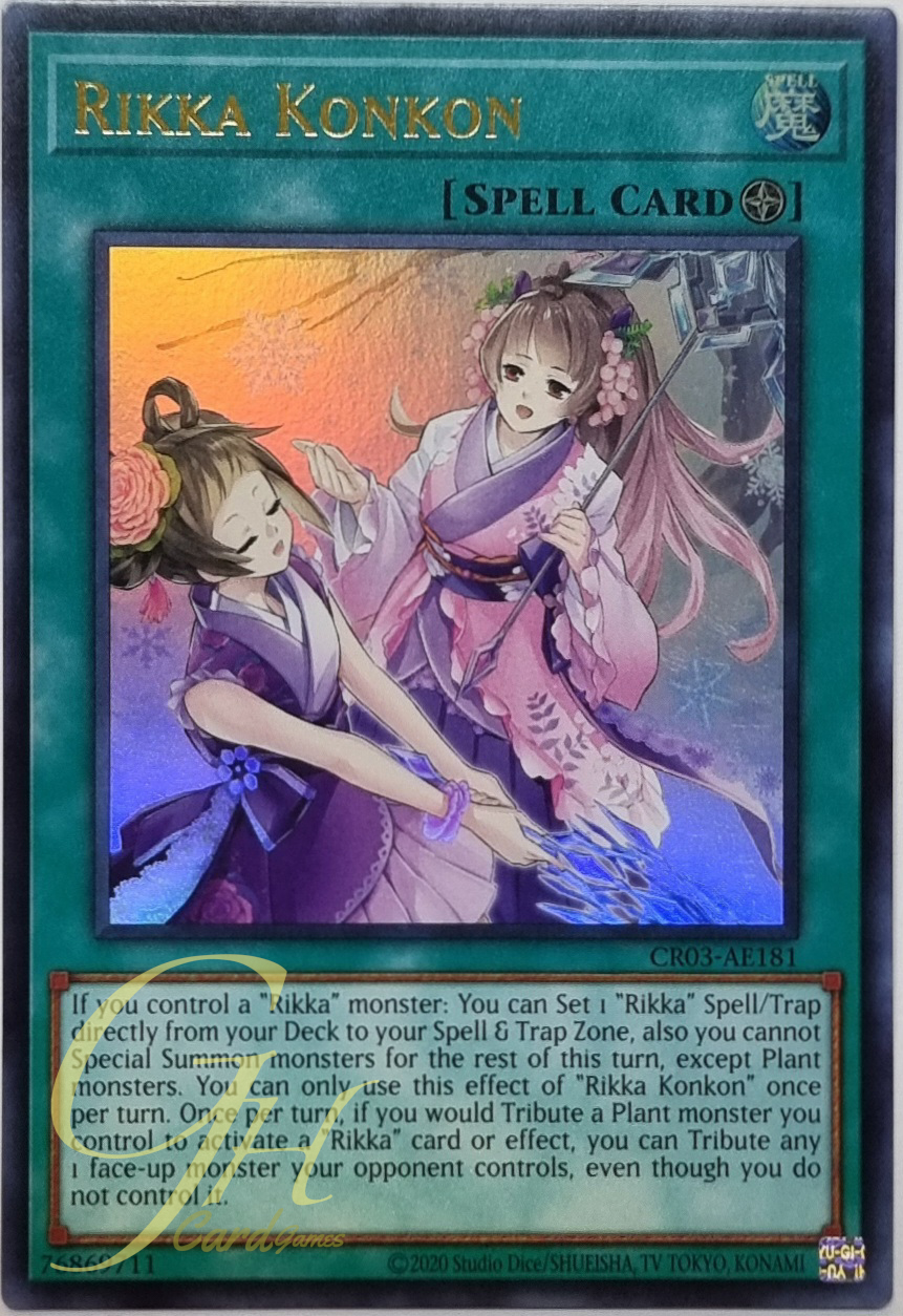 Yugioh [CR03-AE181] Rikka Konkon (Ultra Rare)