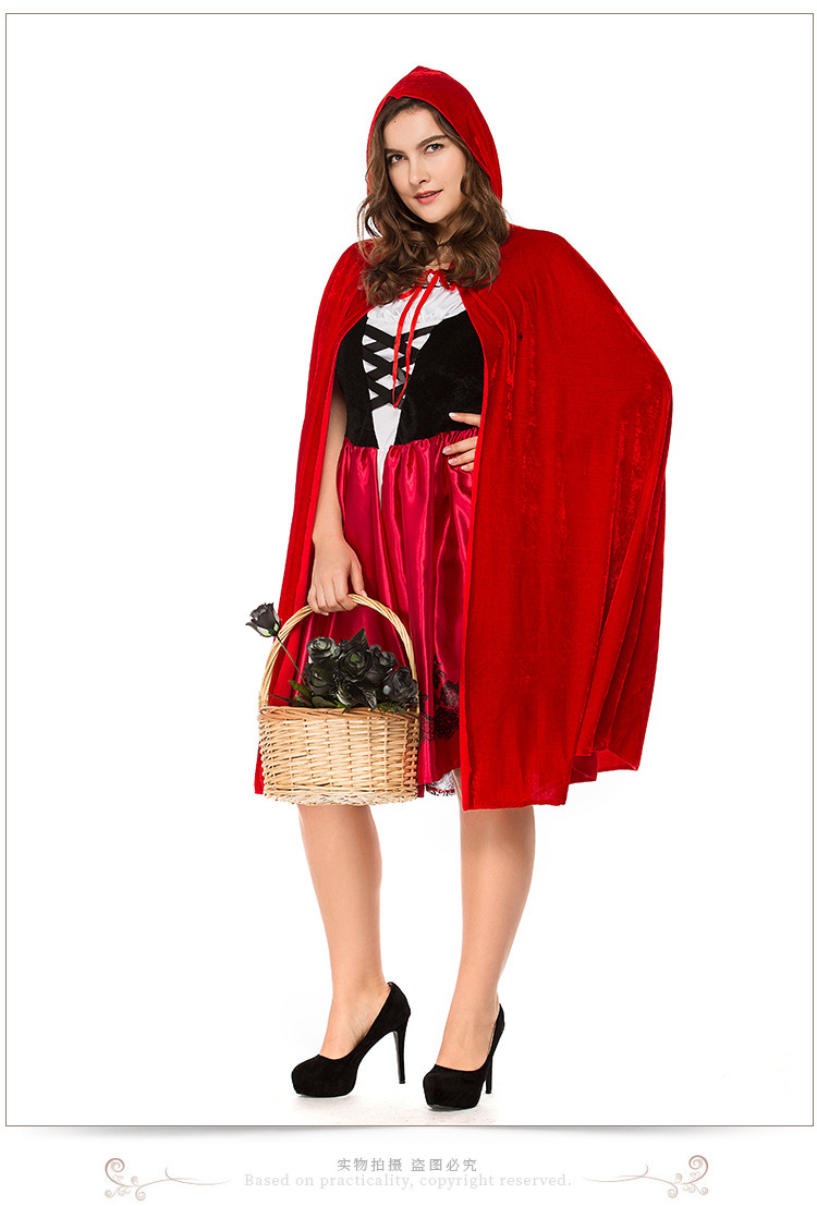 ชุดแฟนซีหญิง ไซส์ใหญ่ หนูน้อยหมวกแดง