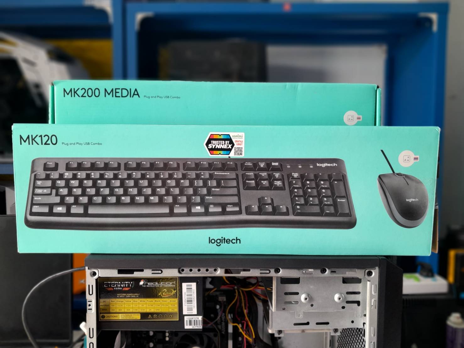 *มือ 2 สภาพดี* KEYBOARD & MOUSE (คีย์บอร์ดและเมาส์) LOGITECH