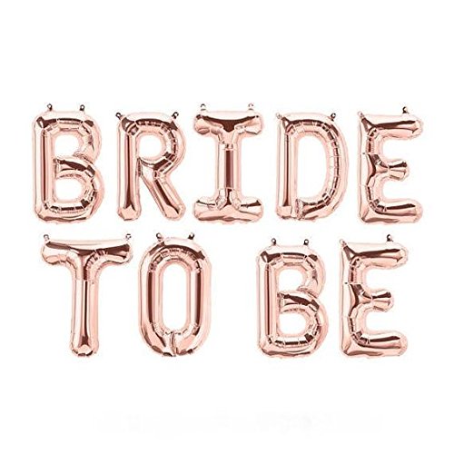 BRIDE TO BE FOIL BALLOON (ROSEGOLD) / ลูกโป่งฟอยตัวอักษรขนาด14 นิ้ว BRIDE TO BE