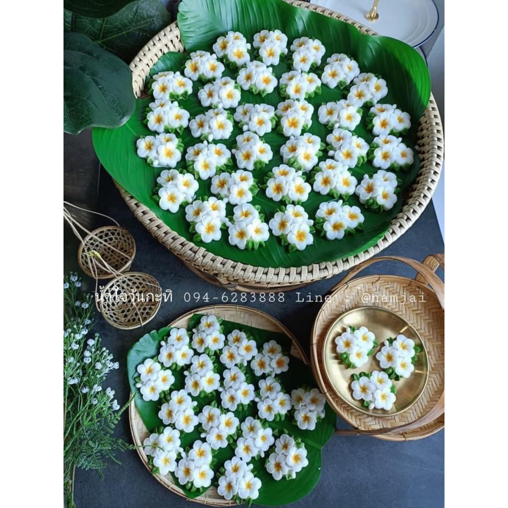 แม่พิมพ์อะลัว สัมปันนี ดอกไม้คัดลายสวย ขนาด 5ซม