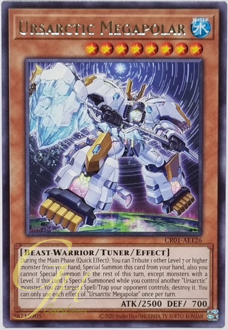 Yugioh [CR01-AE126] Ursarctic Megapolar (Rare)