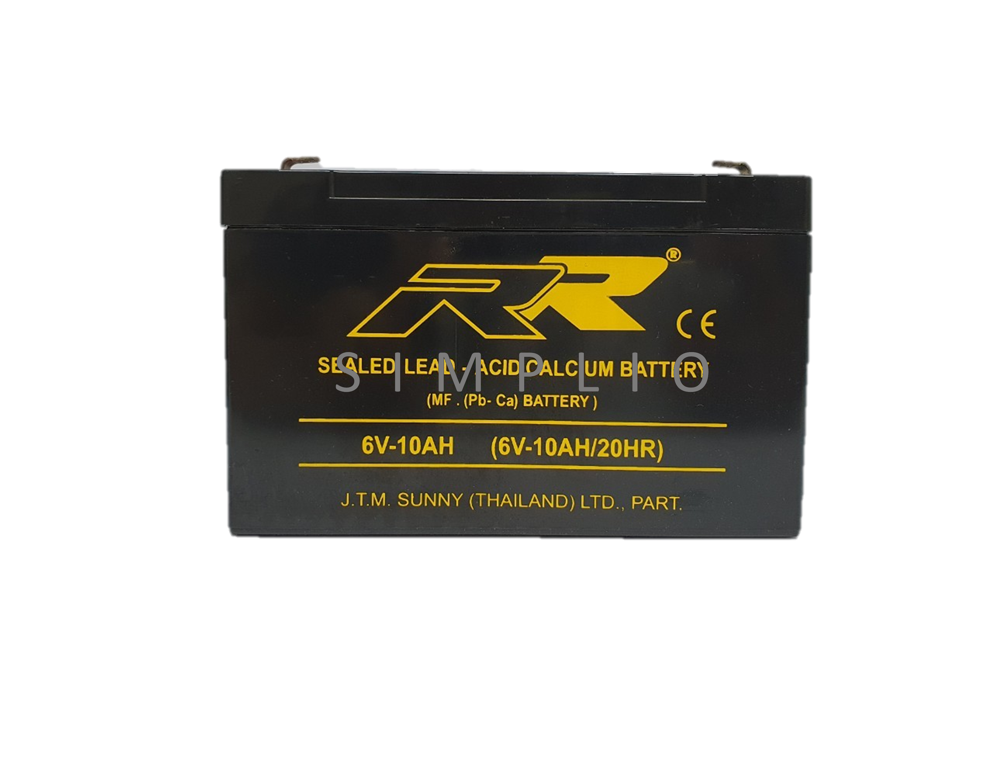 RR Battery 6V10 AH แบตเตอรี่ VRLA (แบตแห้ง)