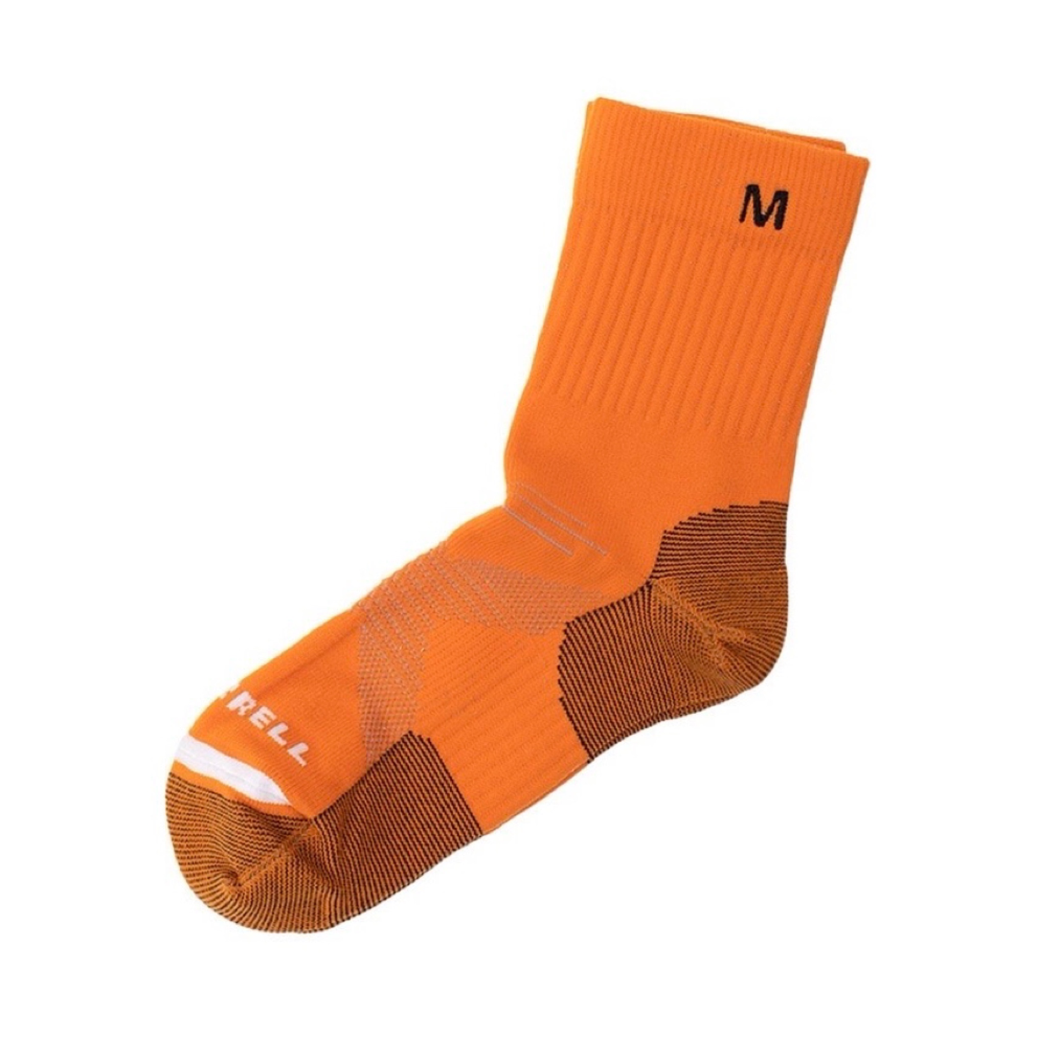 ถุงเท้าวิ่ง Merrell Trail Running Crew Socks ‘ORANGE’ (M)