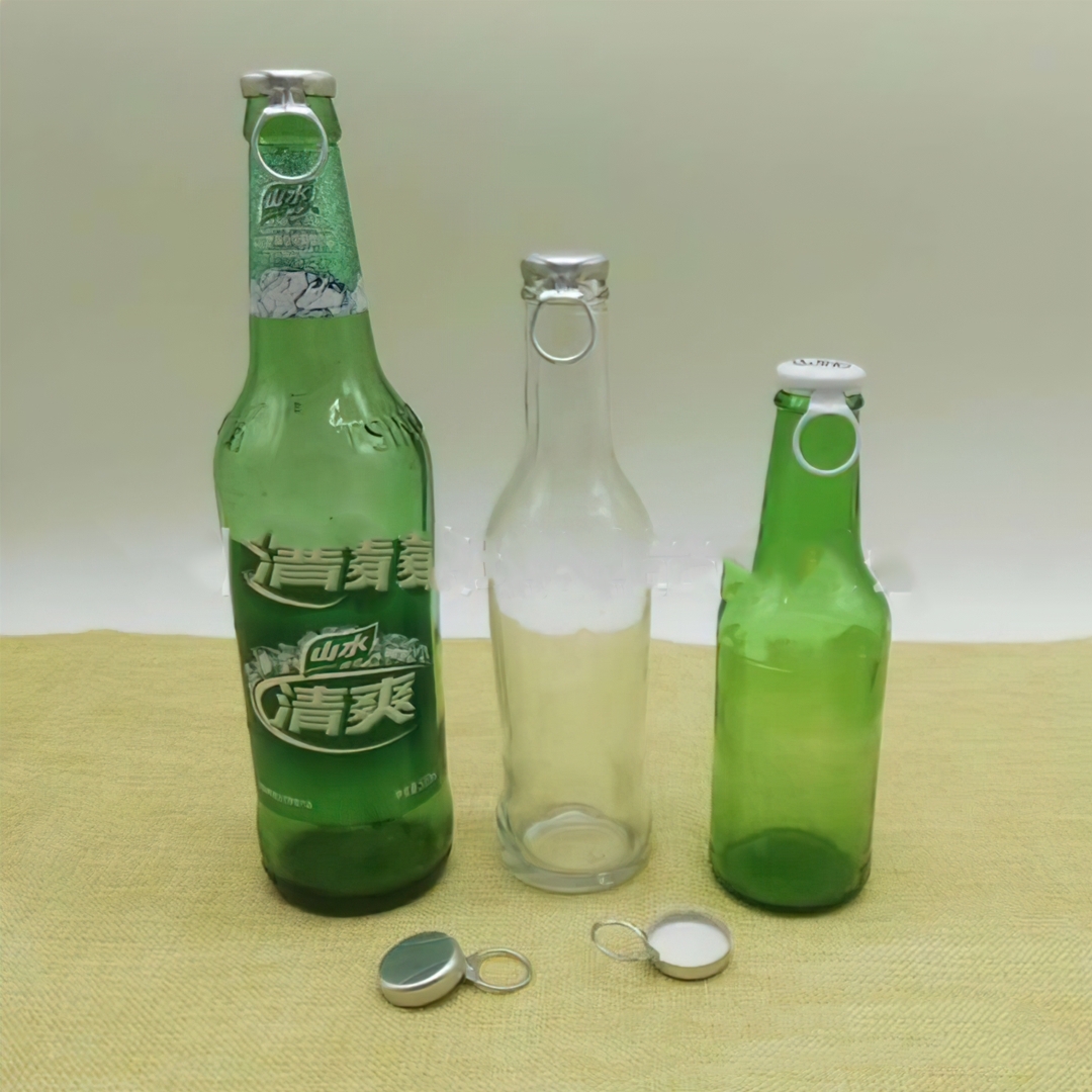 17546 เครื่องปิดฝาดึงด้วย เครื่องตอกฝาดึง ขวดน้ำดื่ม ขวดน้ำผลไม้