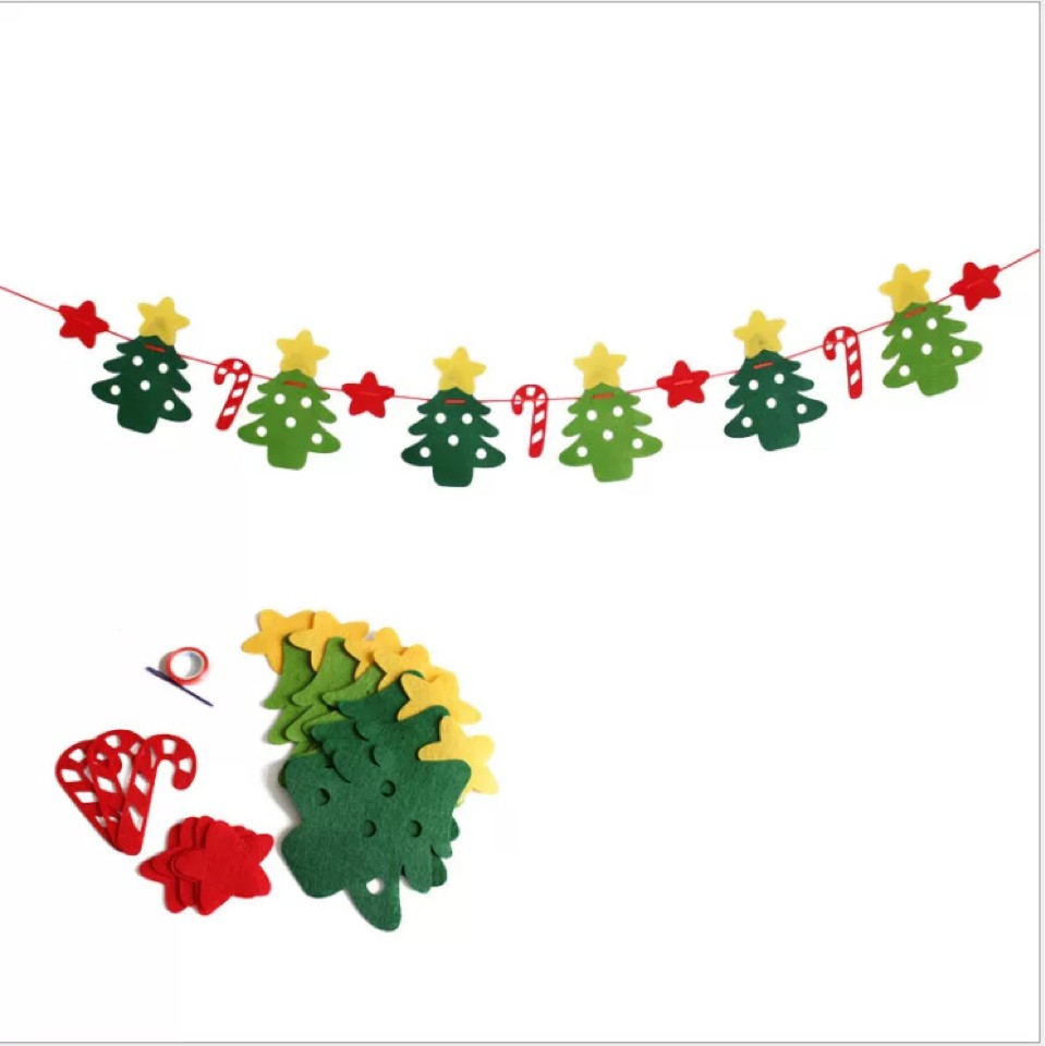 ป้ายธงคริสตมาส ลาย 2 / Christmas Banner