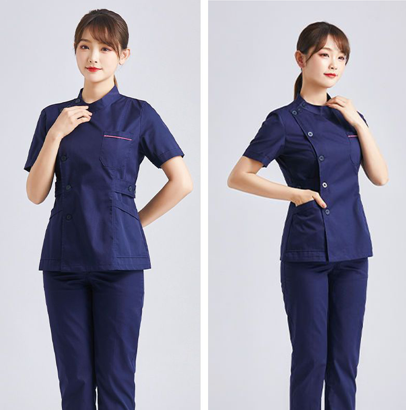 ชุดพยาบาลแขนยาวและแขนสั้น พร้อมกางเกง OLM-3