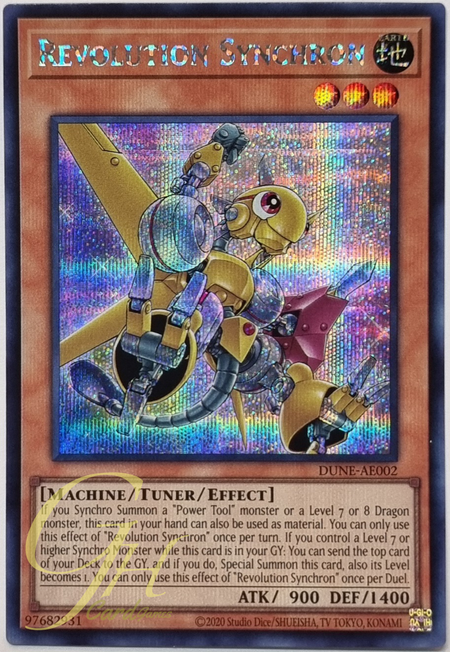Yugioh [DUNE-AE002] Revolution Synchron (Secret Rare)