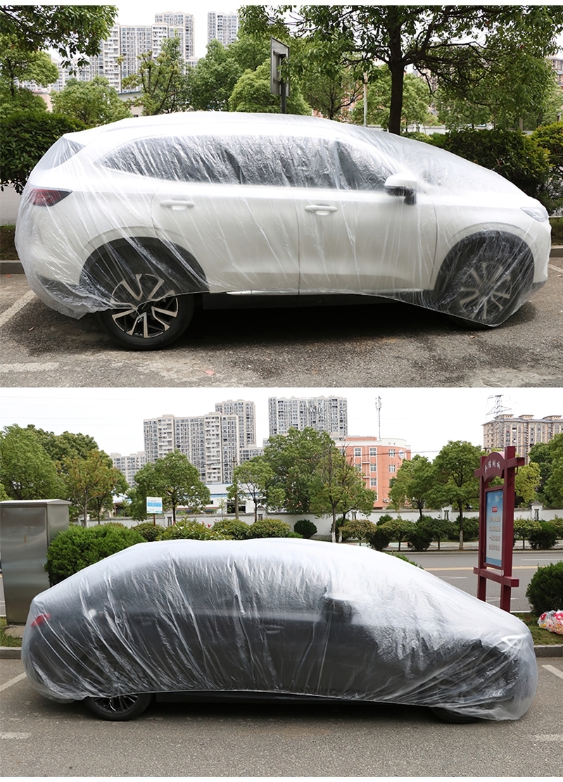 🚗 ถุงคลุมรถยนต์ที่ทนทาน: ผลิตจากพลาสติก PE ฟิล์ม หนาและใส ให้การป้องกันที่เหนือชั้นต่อฝนและฝุ่น สนใจสั่งซื้อติดต่อคุณหมิว 0839229146