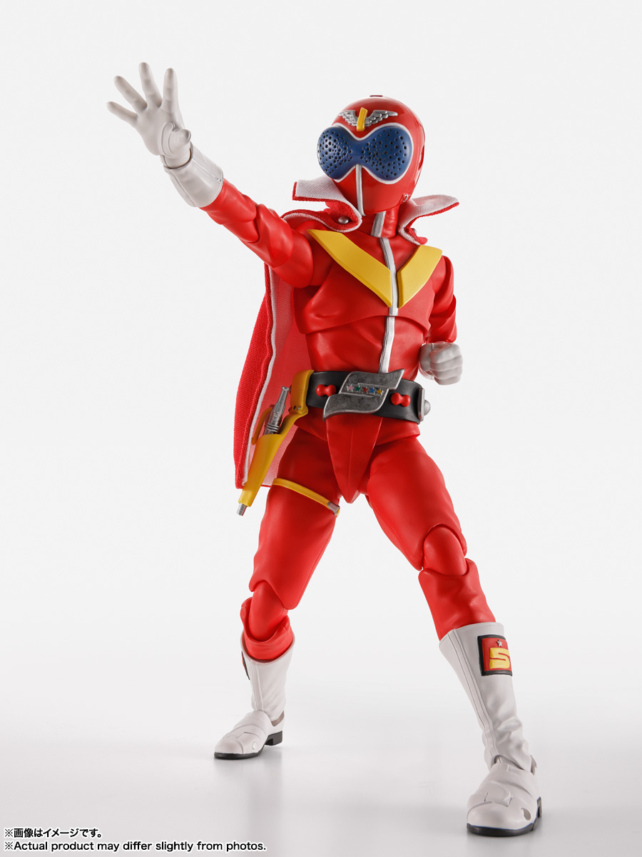 S.H.Figuarts (SHINKOCCHOU SEIHOU) AKARENGER Super Sentai 50th Anniversary Ver. (First press limited pedestal included)