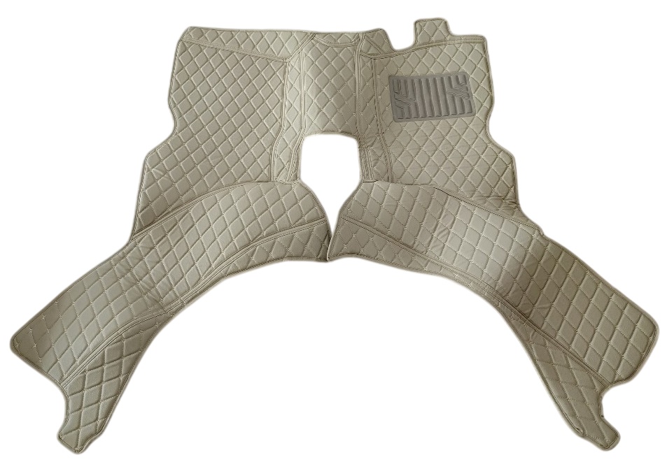 พรมรถยนต์ 6D SUZUKI CARRY 2007-15 สีครีม แผ่นเดียวจบ ครบทั้งสวย ทั้งปกป้อง 1ชิ้น