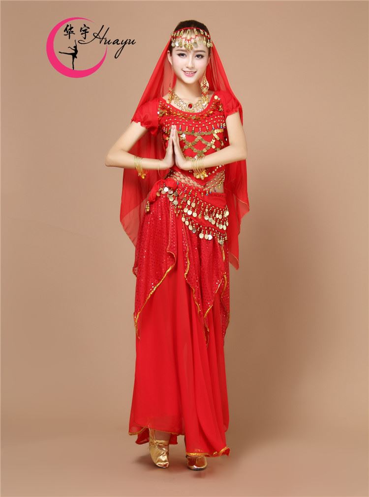 ชุดจินนี่ สีแดง แบบกระโปรง