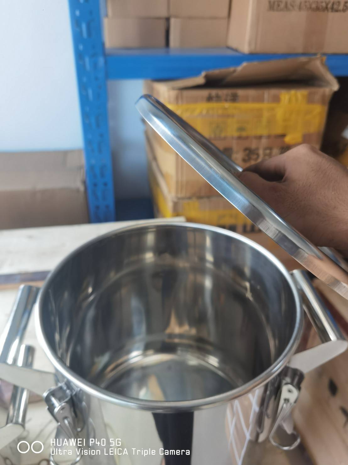 หม้อสแตนเลสเกรด 316 ฝาล็อคสนิท Stainless Steel 316 DH-002