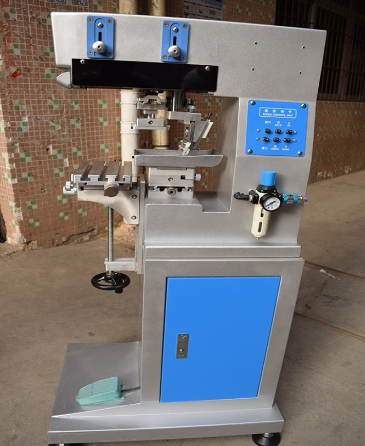 🌈12804 เครื่องแพดสกรีน เครื่องปั๊มโค๊ด ประทับตราพิมพ์ Pad Printing Machine