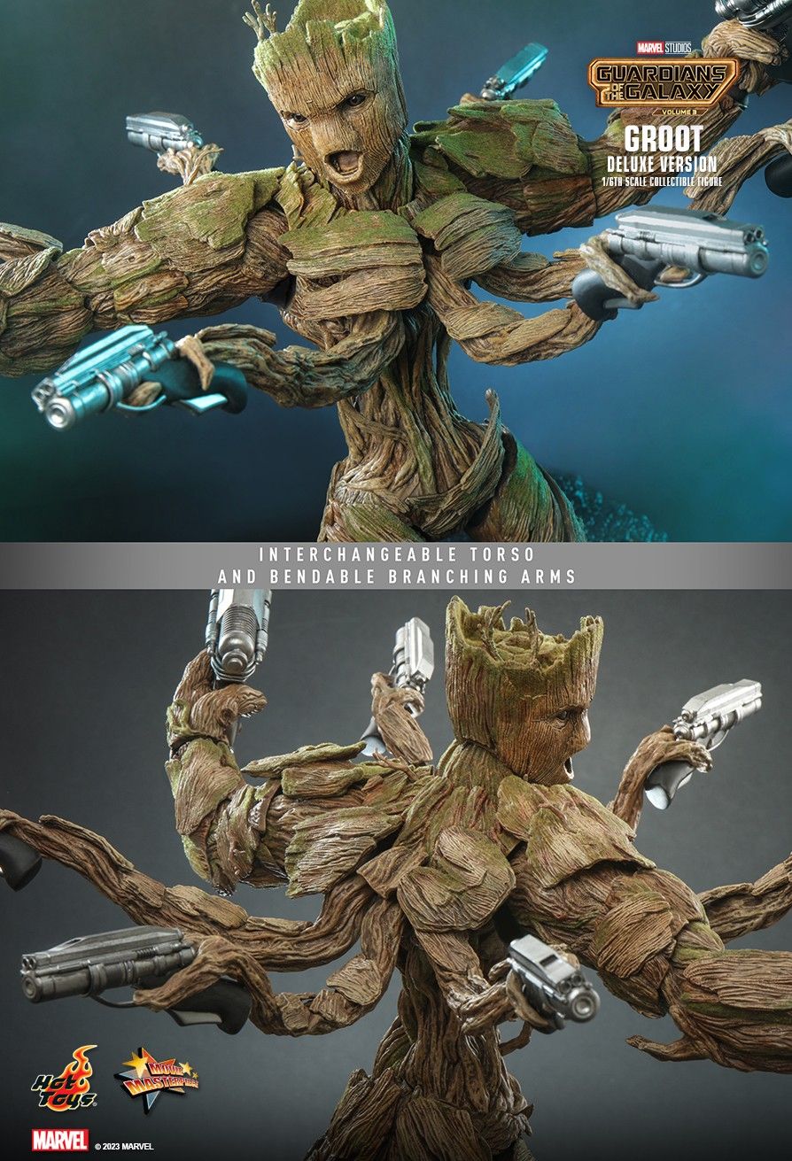 HOT TOYS MMS707 Guardians of the Galaxy Vol. 3 - Groot (Deluxe Version)