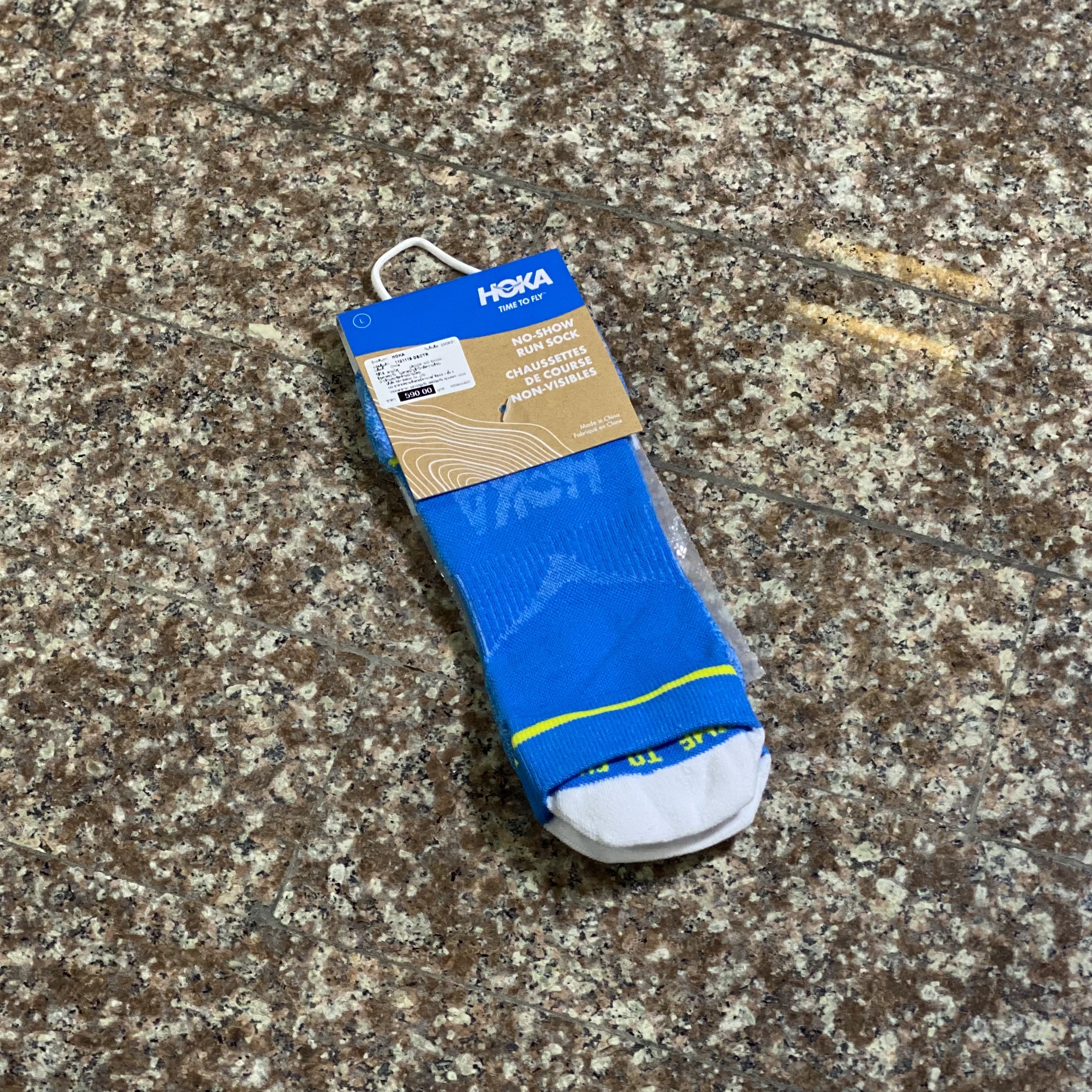 ถุงเท้าวิ่ง HOKA No-Show Running Socks OG #แพค1คู่ (L)