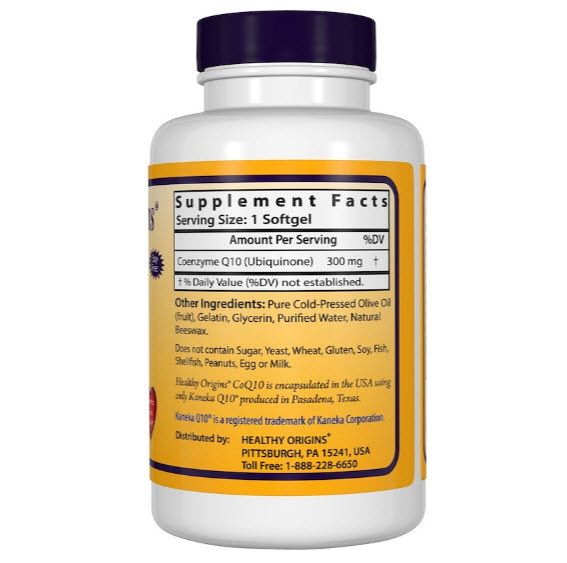 Healthy Origins, CoQ10 Gels ( Kaneka Q10 ), 300 mg, 60 Softgels