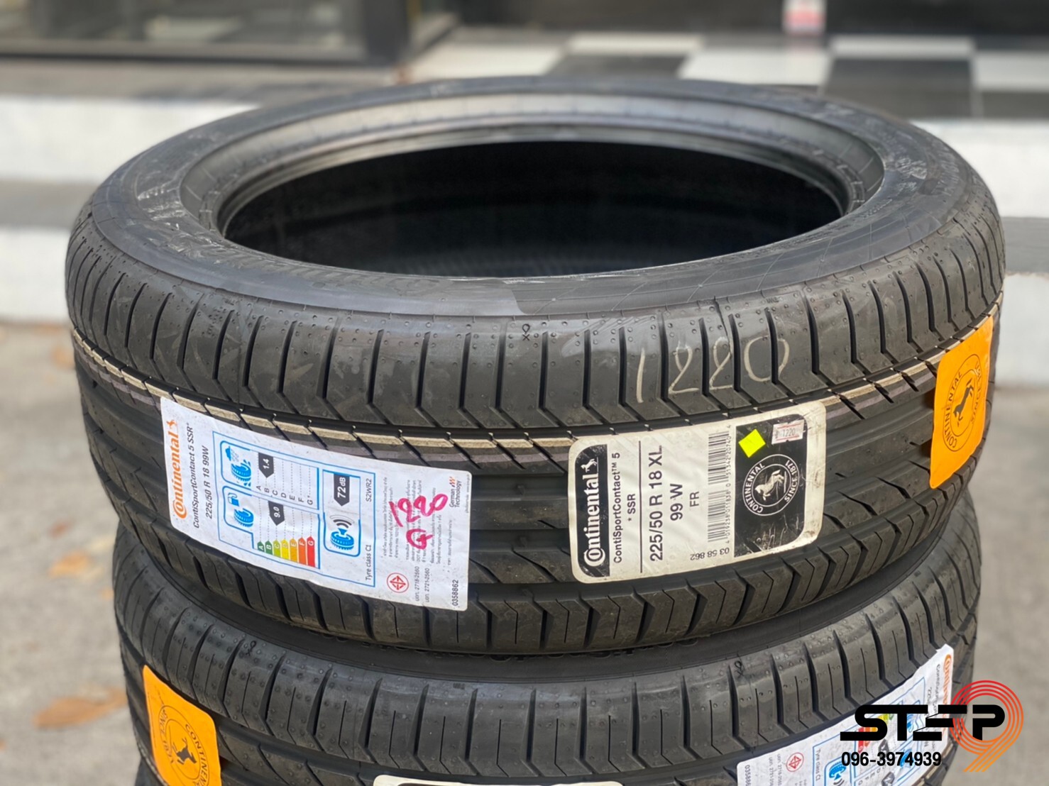 CONTINENTAL CONTACT5 SSR ยาง RUNFLAT ราคาพิเศษ ที่ STEP9