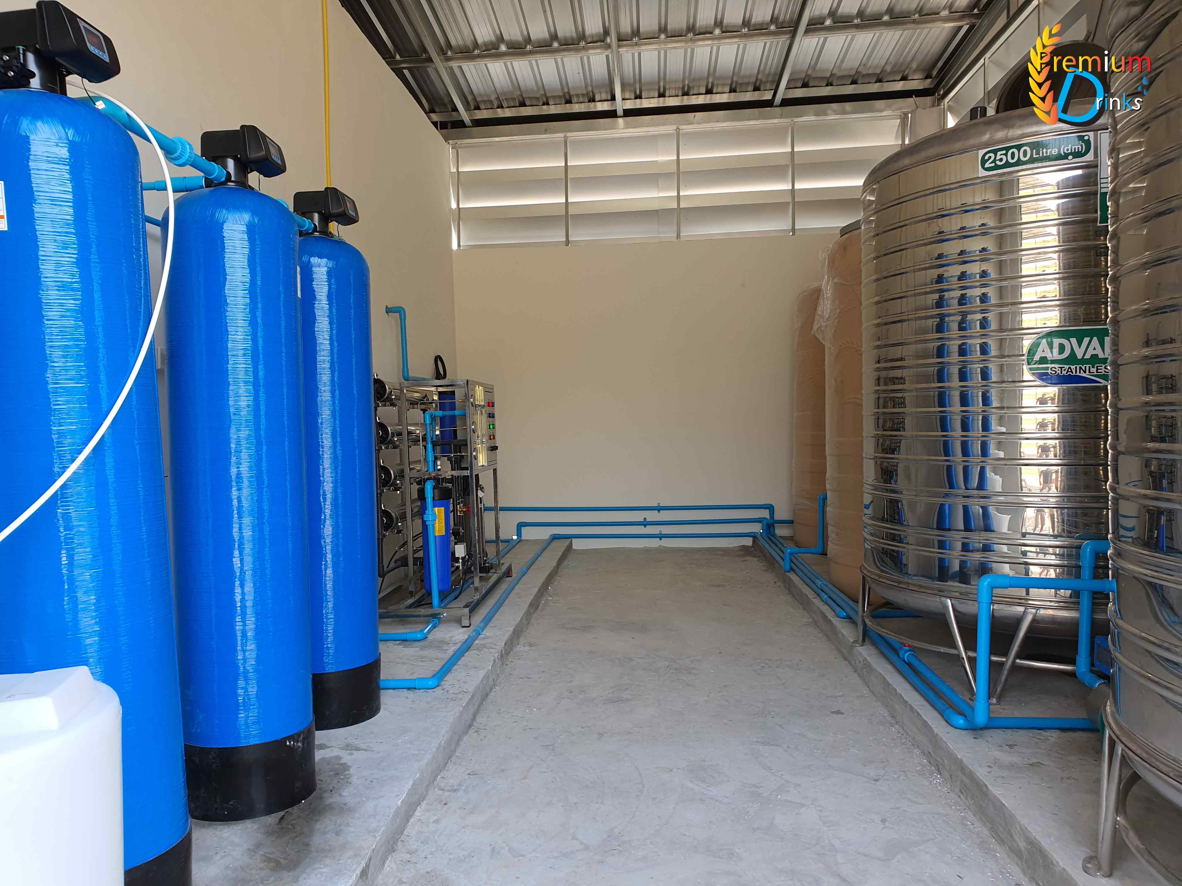 ชุดผลิตน้ำดื่มจำหน่าย ระบบ RO+UV กำลังการผลิต24,000ลิตรต่อวัน(ระบบAuto ล้างสารกรองอัตโนมัติ) พร้อมติดตั้ง