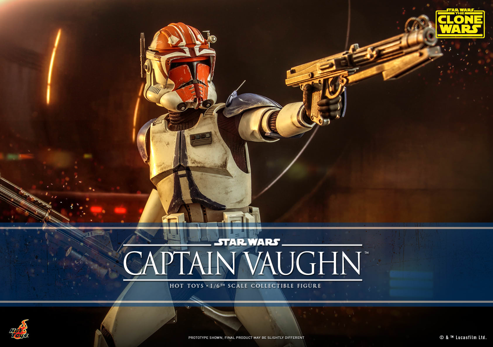 TMS 65 STAR WARS : THE CLONE WARS – CAPTAIN VAUGHN