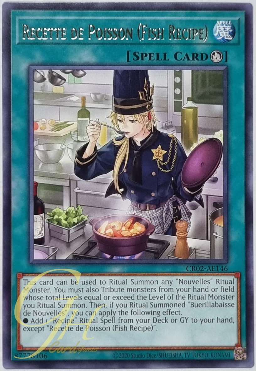 Yugioh [CR02-AE146] Recette de Poisson - Fish Recipe (Rare)