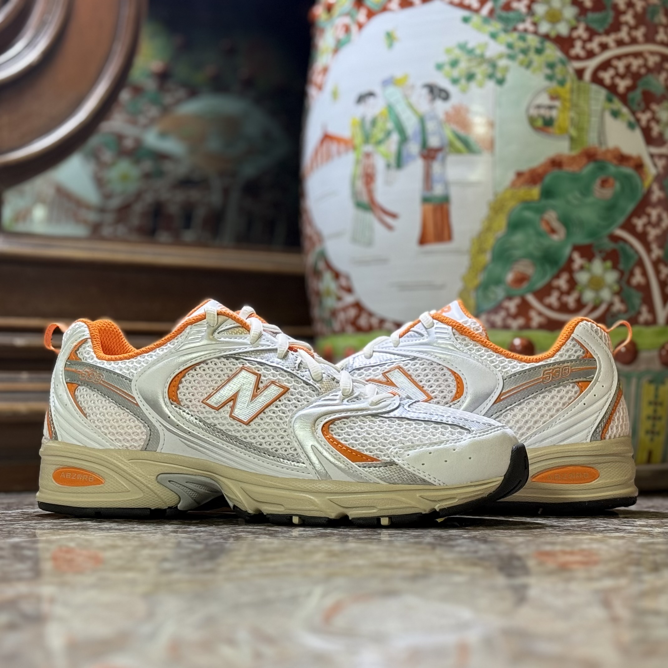 รองเท้า New Balance 530 ‘White/Sun Glow’ (M8/8.5/9/11US)