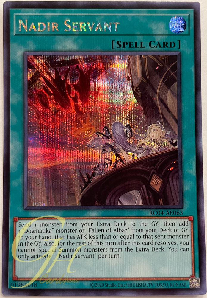 Yugioh [RC04-AE063] Nadir Servant (Secret Rare)
