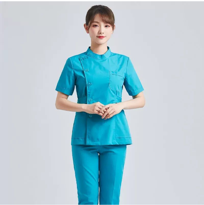 ชุดพยาบาลแขนยาวและแขนสั้น พร้อมกางเกง OLM-3