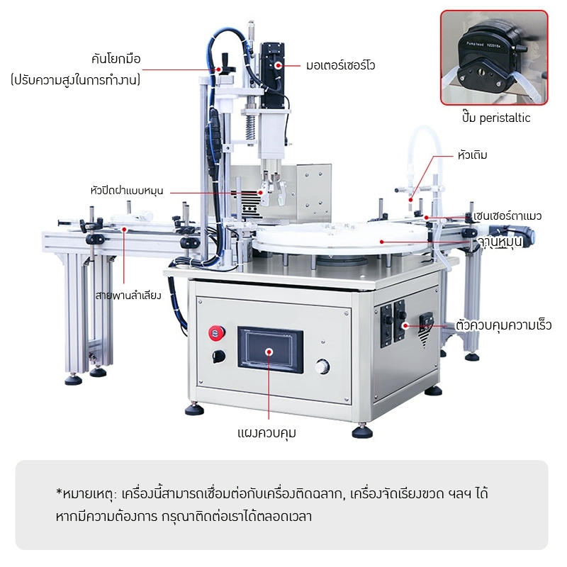 เครื่องบรรจุและปิดฝาขวดอัตโนมัติ 23707