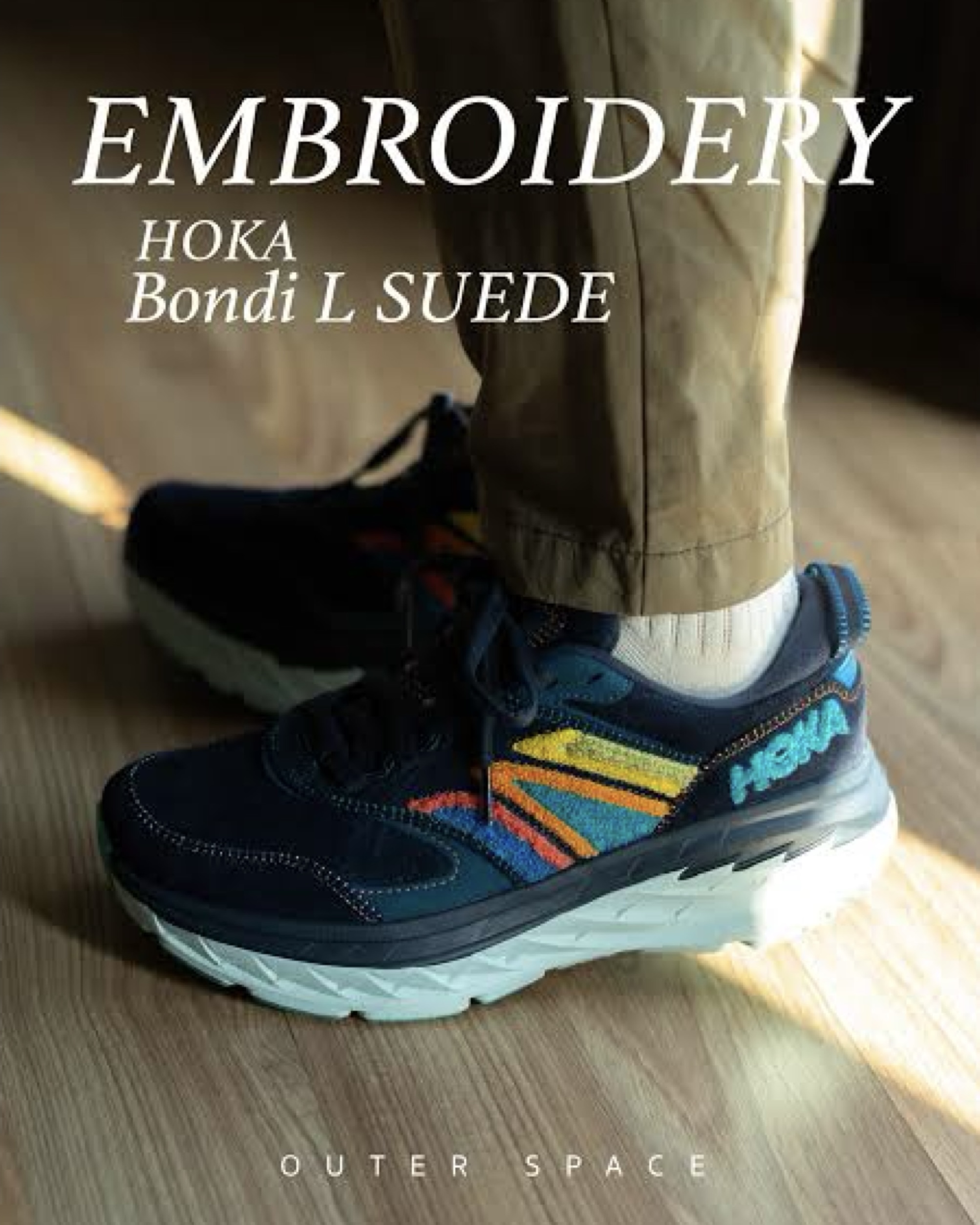 รองเท้า HOKA Bondi L Suede Embroidery ‘EXCLUSIVE’ #มือ2 (M8US)